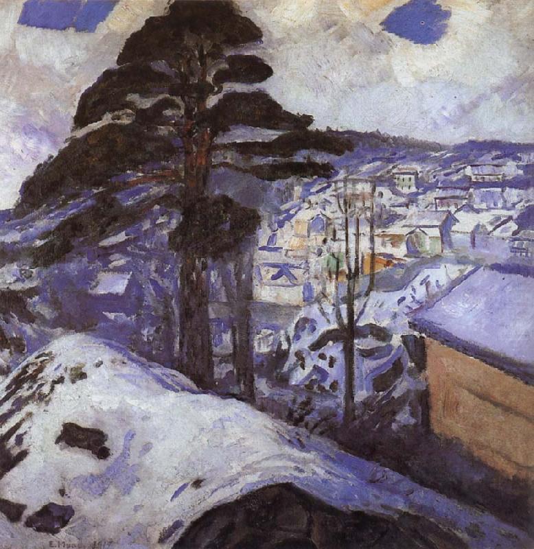 Edvard Munch The Winter china oil painting image
